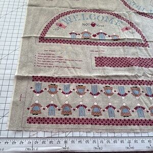 Vintage Ameritex Country Classics Fabric Panel – Heart in Hand – Cut & Sew